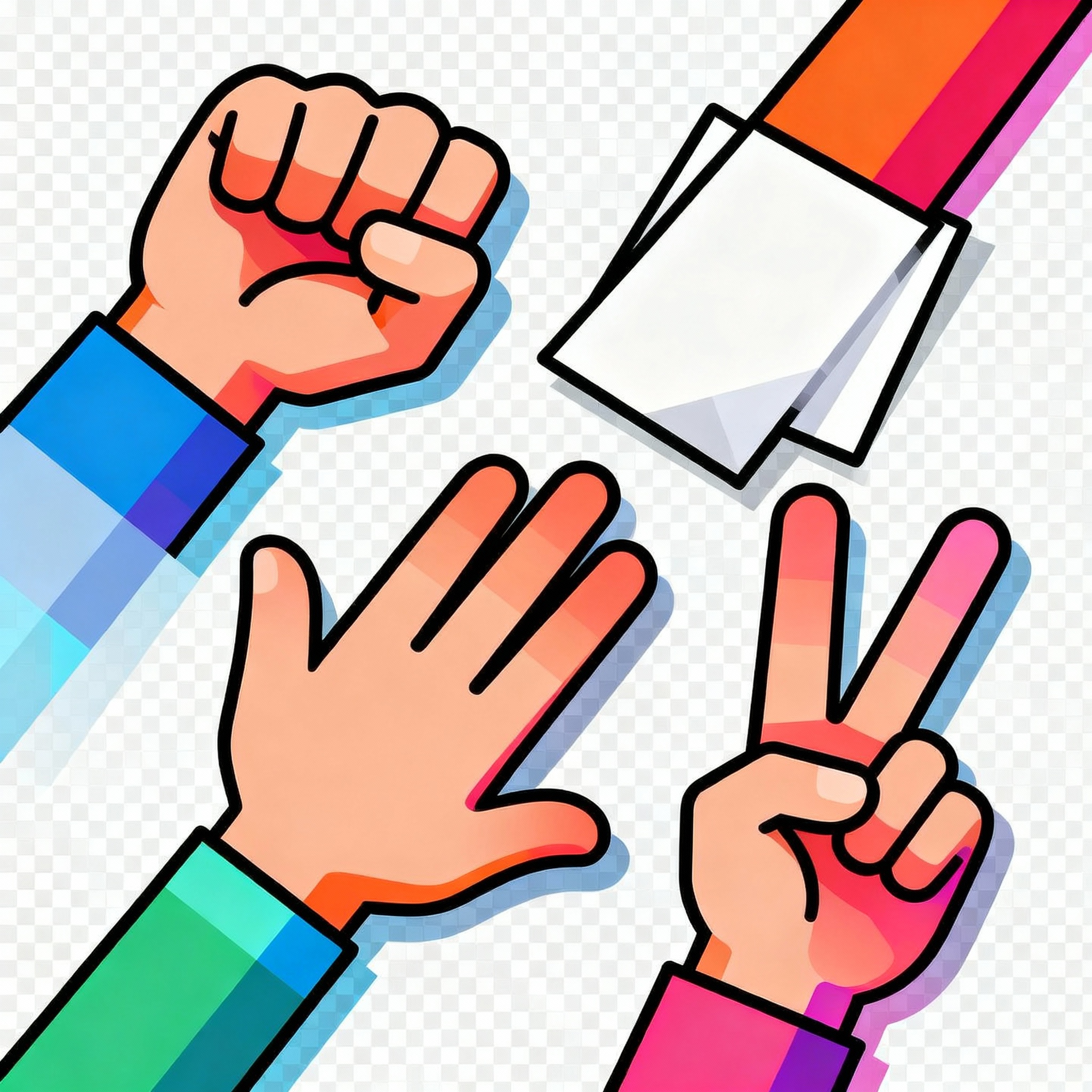 Icono Piedra, Papel o Tijera